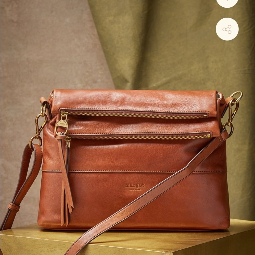 Antique Clark Versatile Hobo in Brandy